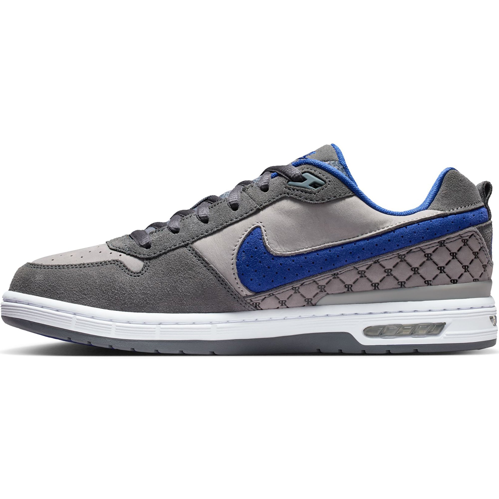 Nike SB Paul Rodriguez Zoom Air Low "Dodgers" Shoes Flint Grey/Deep Royal Blue-Flint Grey