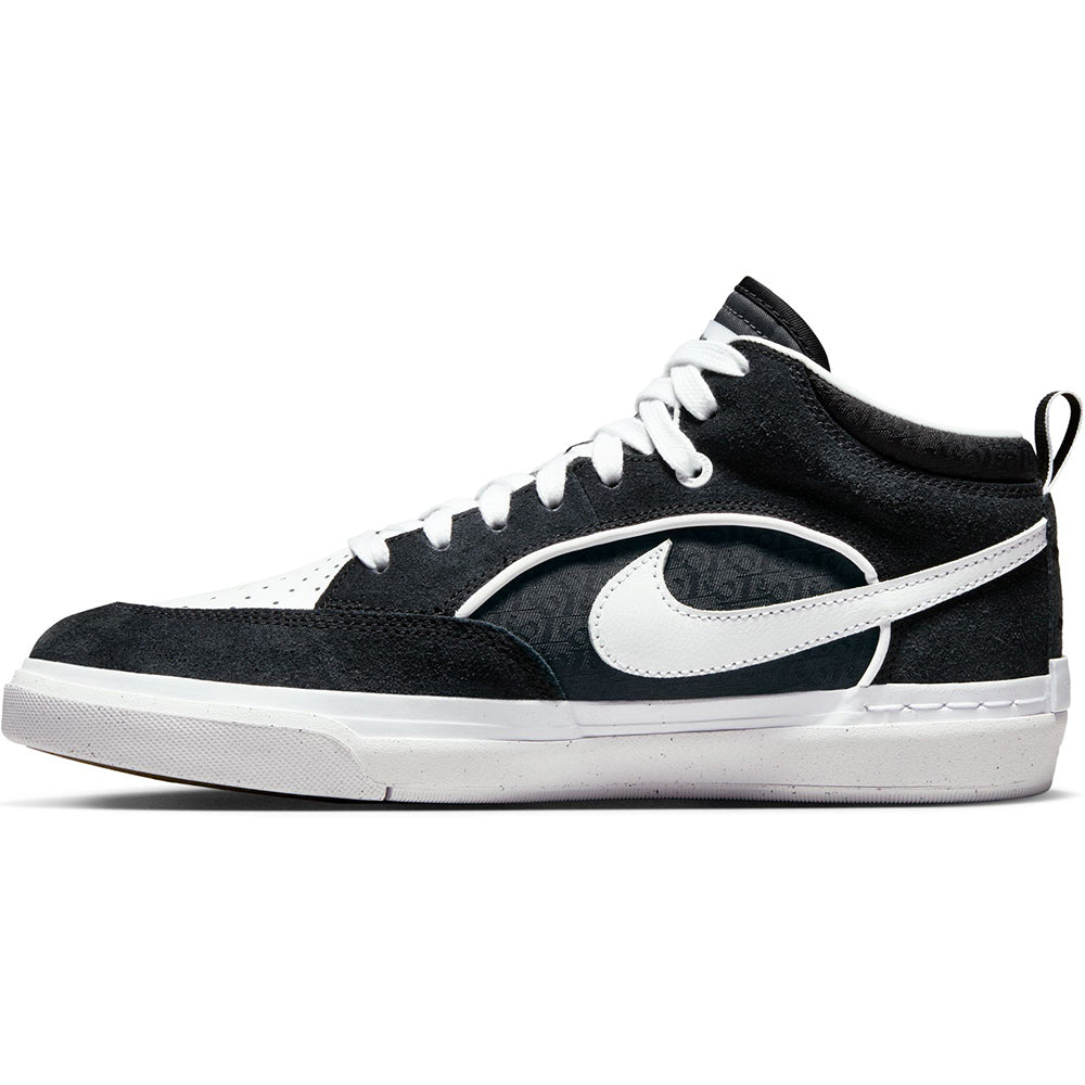 Nike SB React Leo Shoes Black/White-Black-Gum Light Brown