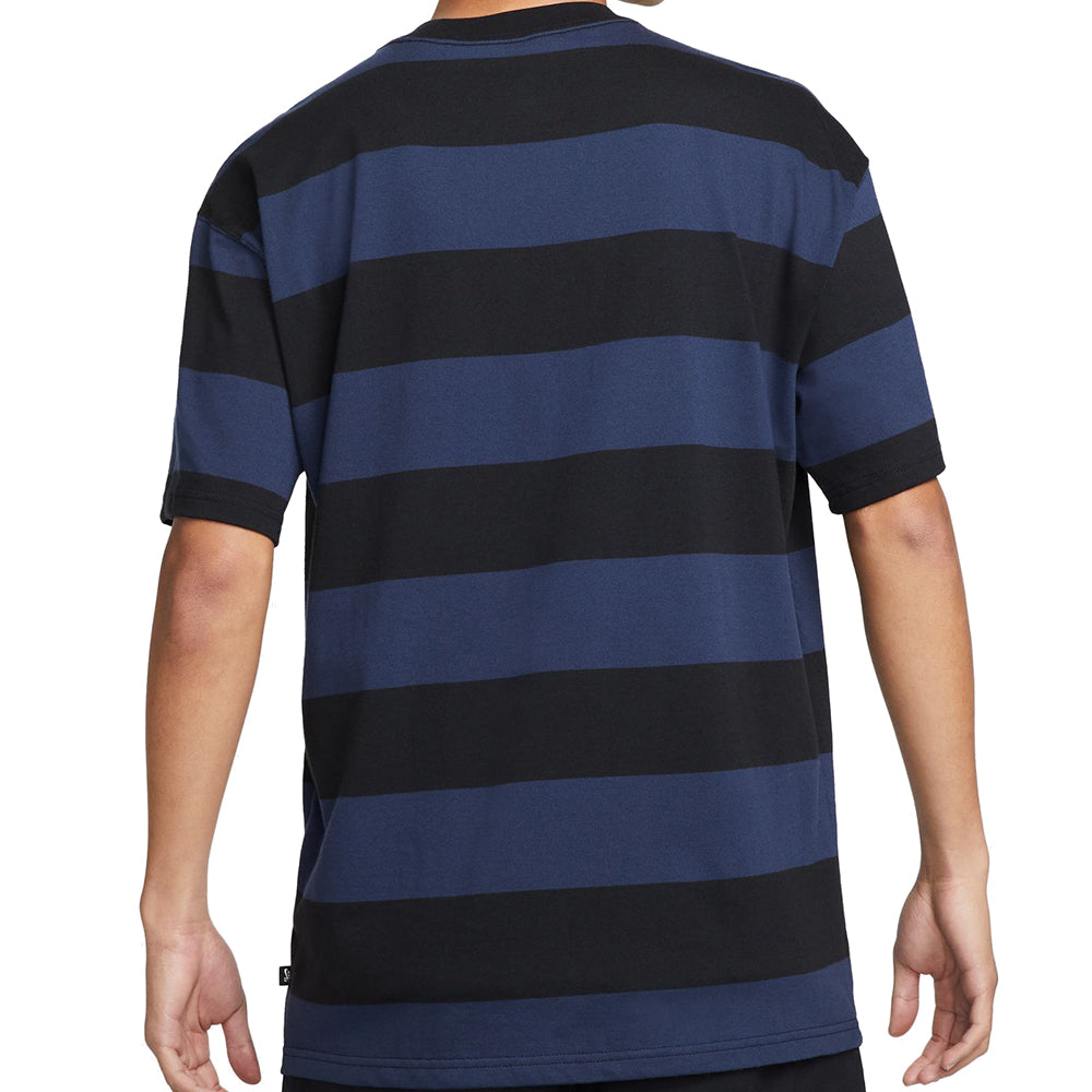 Nike SB Stripe T Shirt Midnight Navy/Black/White