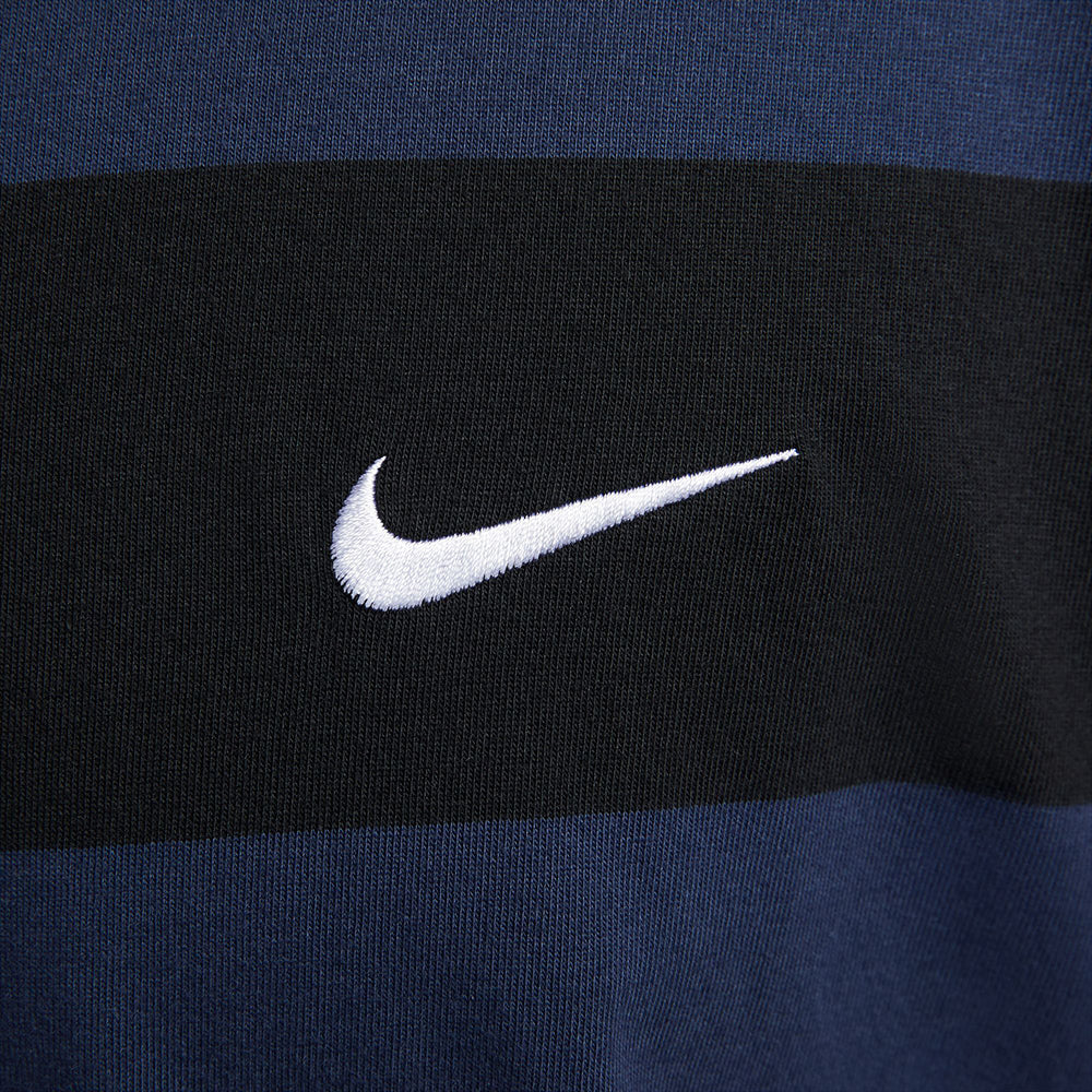 Nike SB Stripe T Shirt Midnight Navy/Black/White