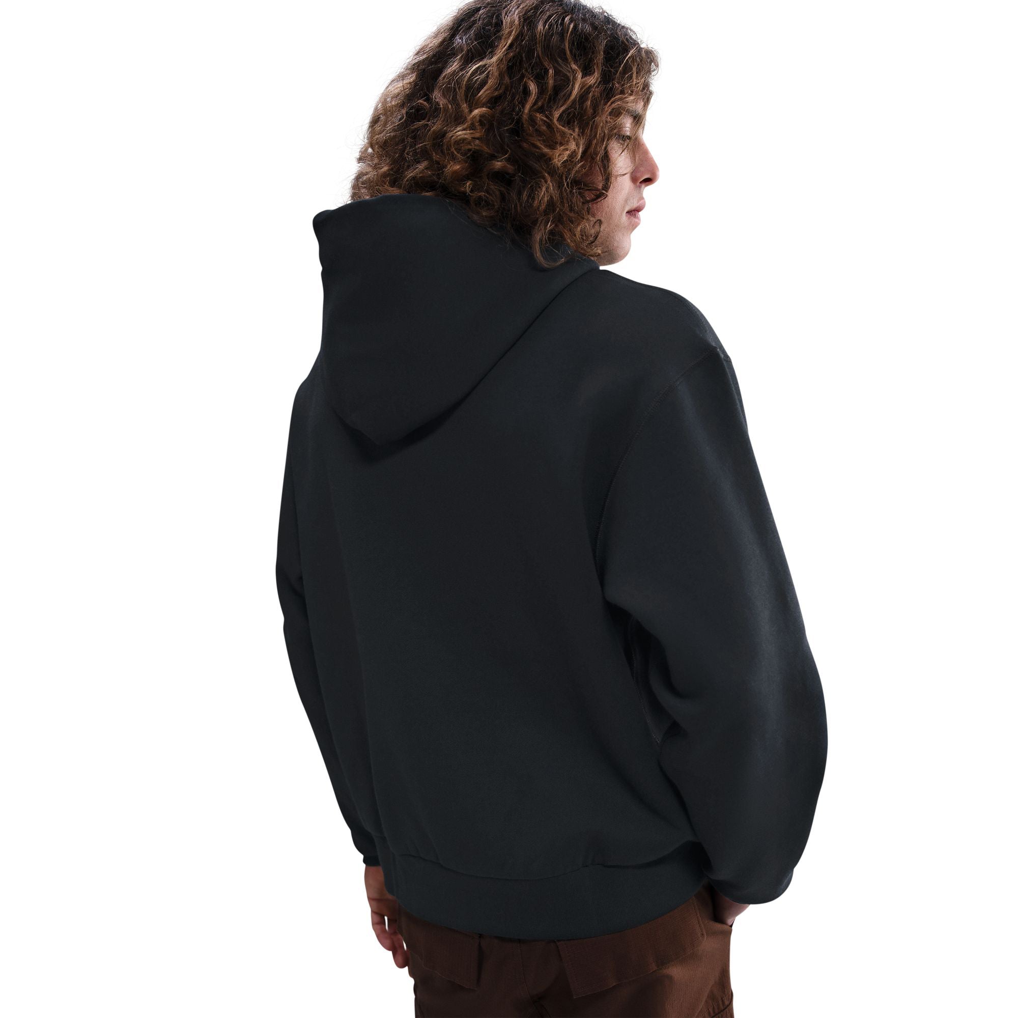 Nike SB Swoosh Grill Pullover Hoodie Black/White