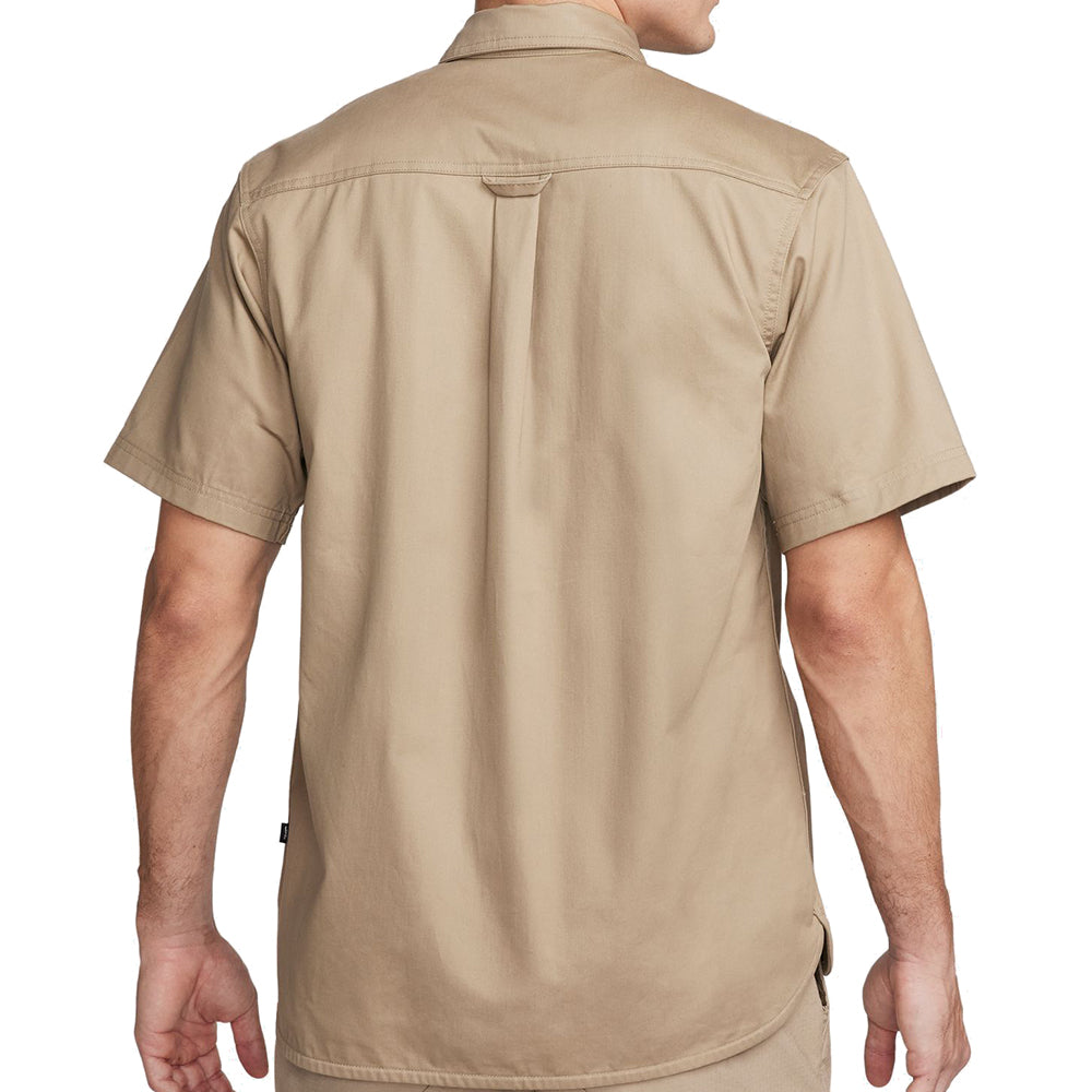 Nike SB Tanglin Short-Sleeve Woven Button-Up Khaki