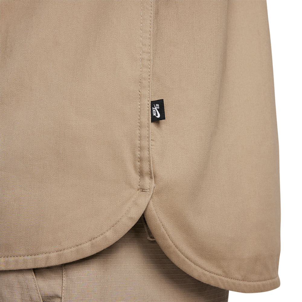 Nike SB Tanglin Short-Sleeve Woven Button-Up Khaki