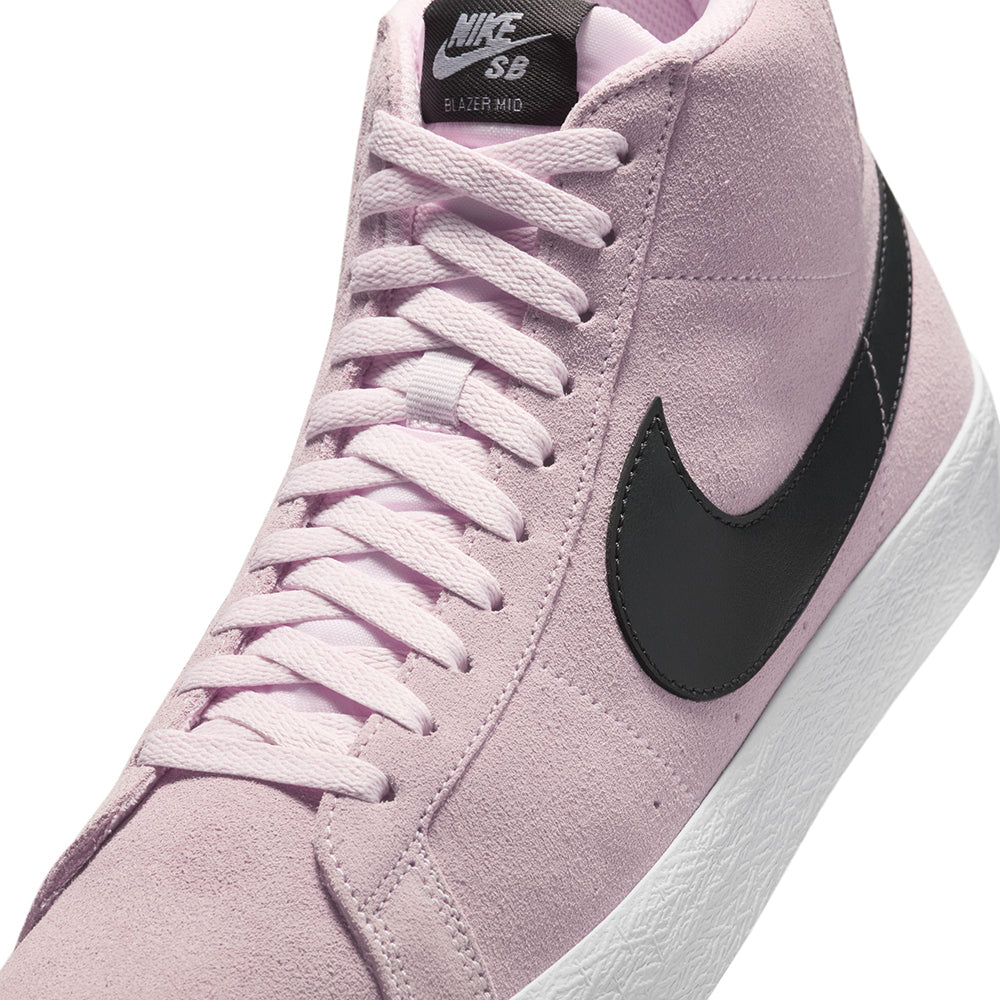 Nike SB Zoom Blazer Mid Shoes Pink Foam/Anthracite-White-Gum Yellow