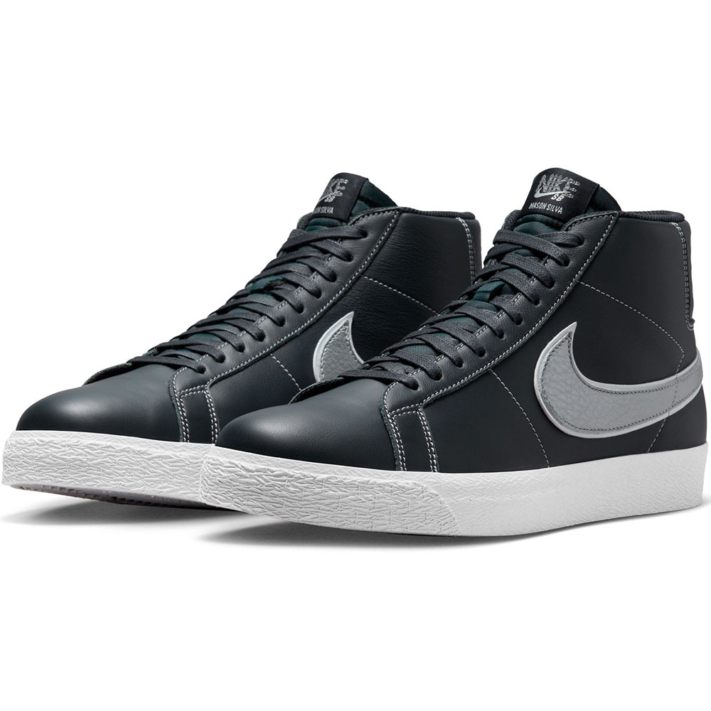 Nike SB Zoom Blazer Mid x Mason Silva Shoes Blackened Blue/Wolf Grey-Blackened Blue