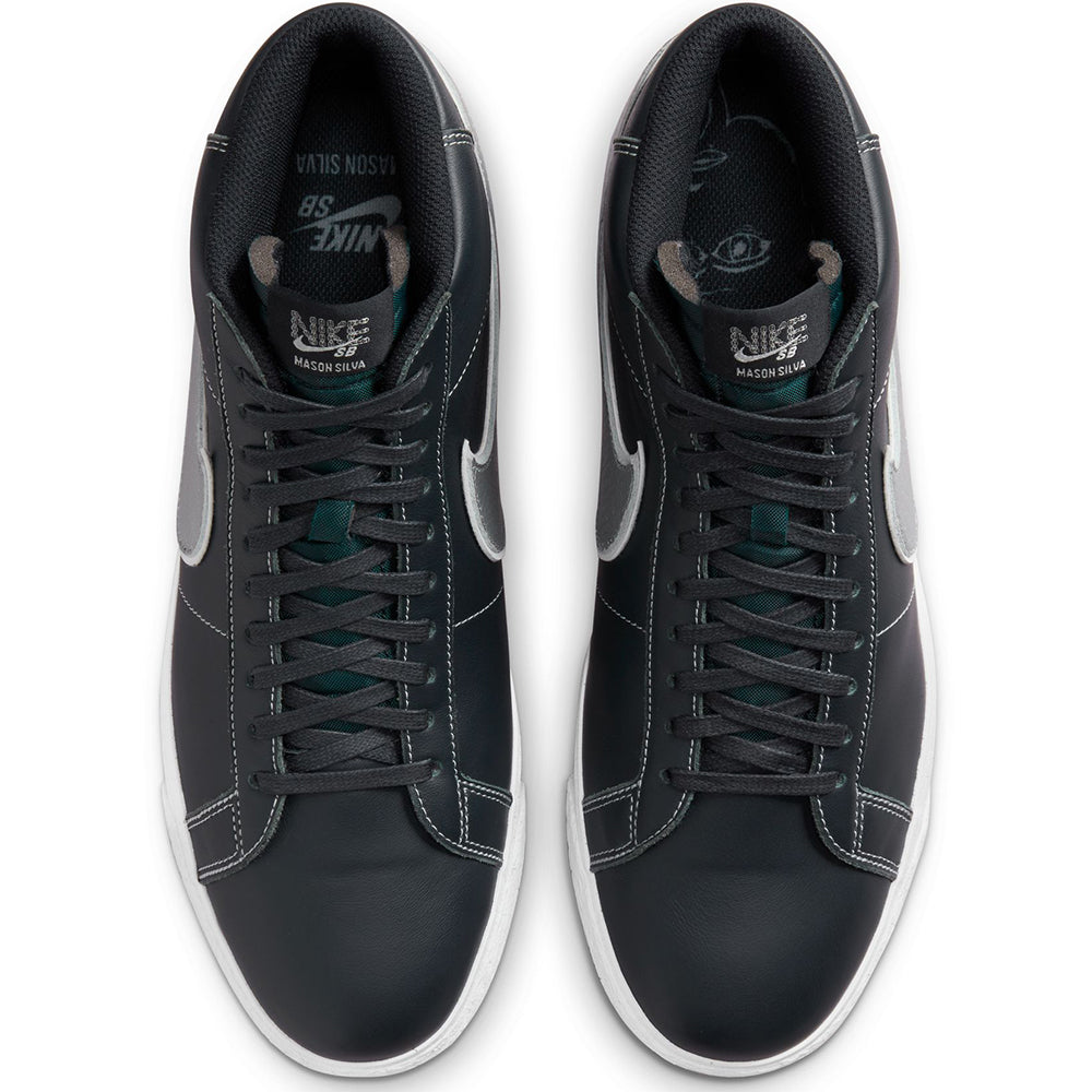 Nike SB Zoom Blazer Mid x Mason Silva Shoes Blackened Blue/Wolf Grey-Blackened Blue