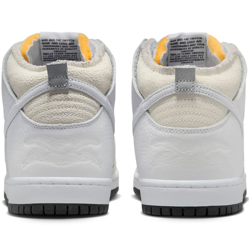 Nike SB x Antihero Dunk High Shoes White/White-Black