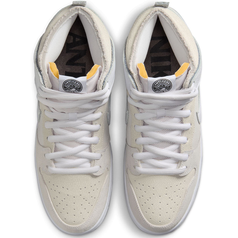 Nike SB x Antihero Dunk High Shoes White/White-Black
