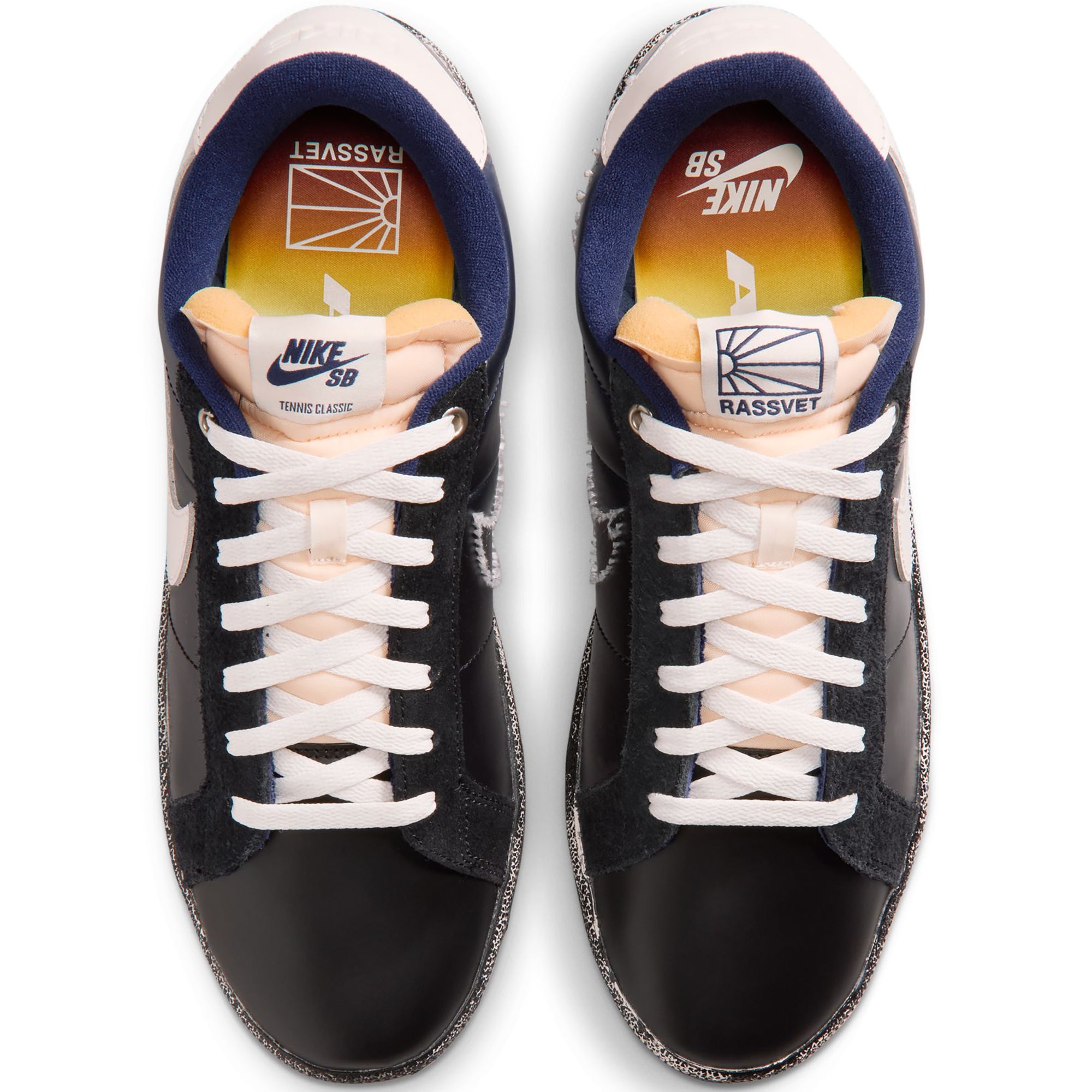 Nike SB x Rassvet Zoom Tennis Classic Shoes Blue Void/Blue Void-Sail