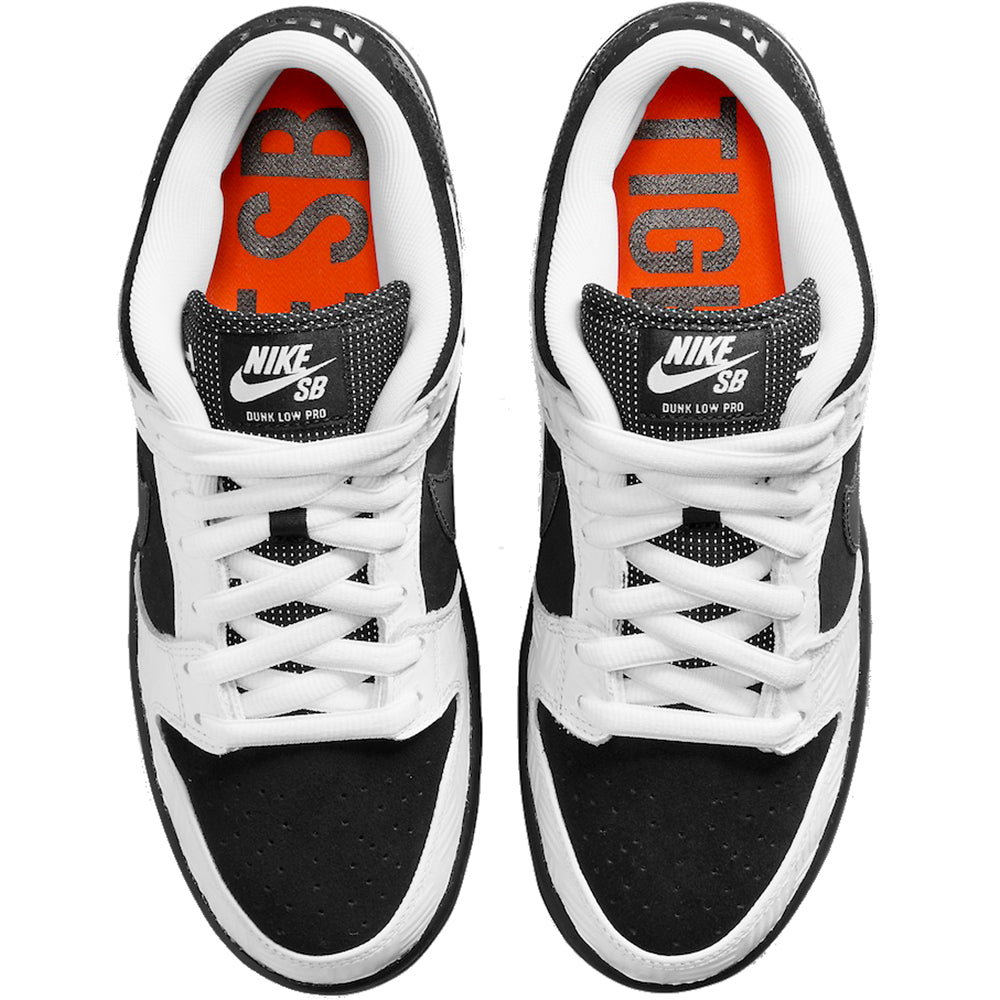 Nike SB x Tightbooth Dunk Low Pro Shoes White/Black-Safety Orange