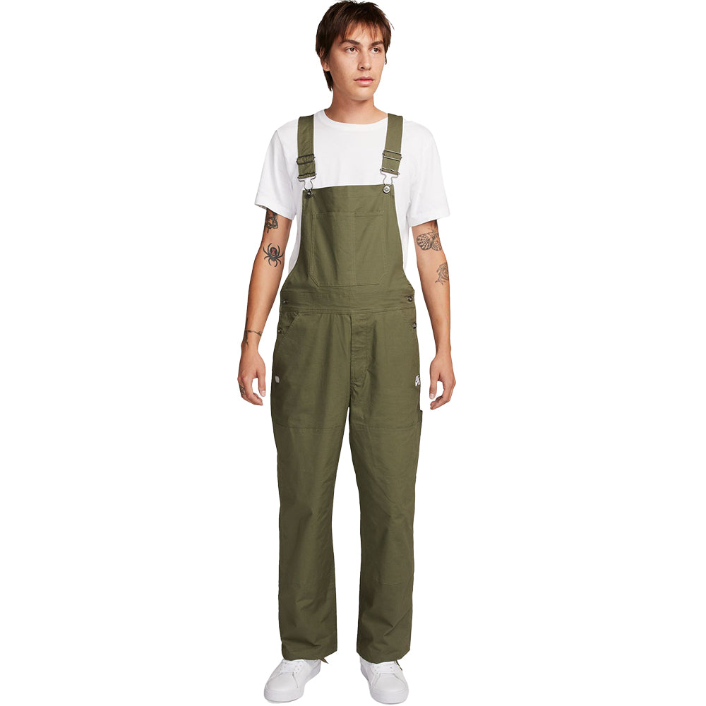 Nike SB Agnostic Skate Overalls Medium Olive/White