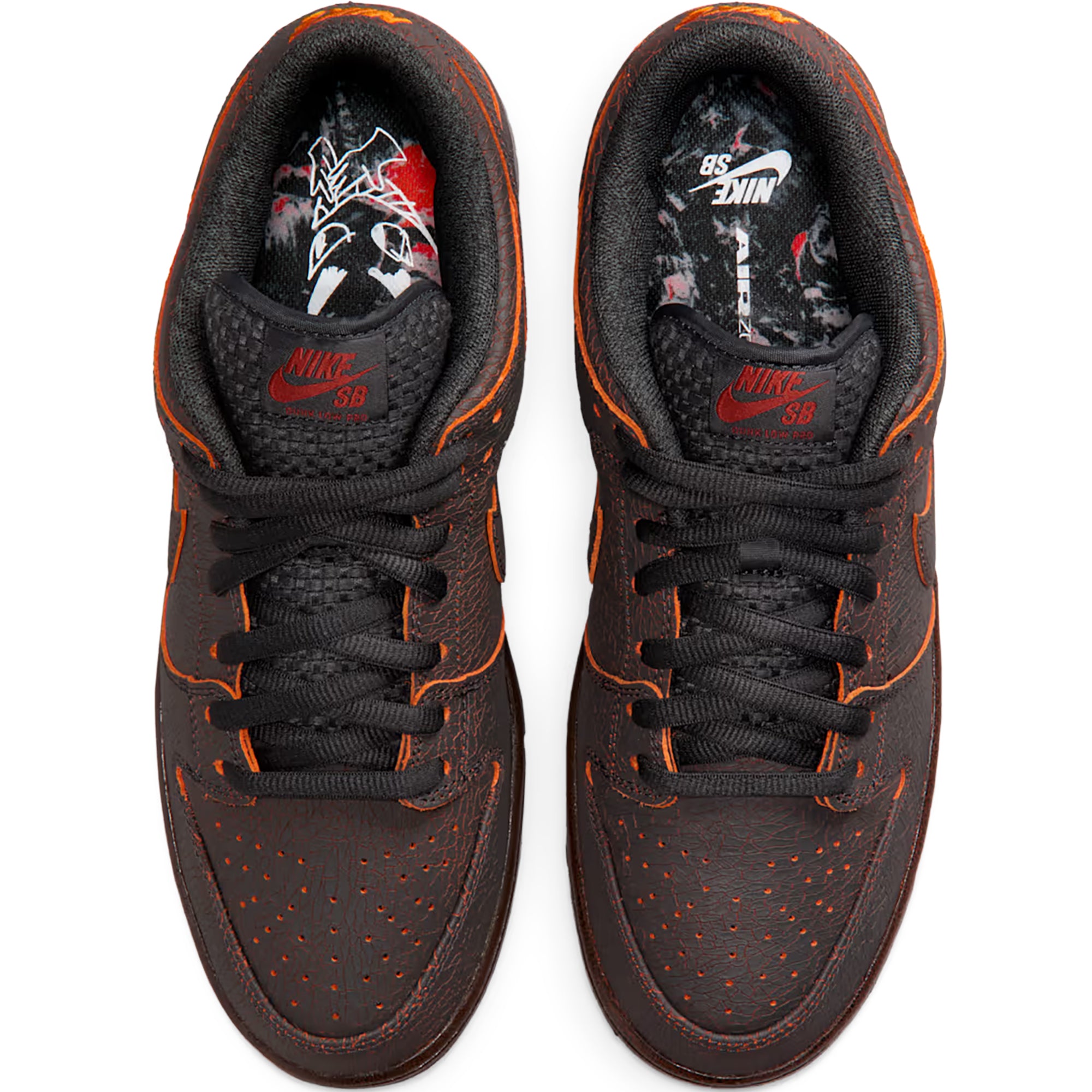 Nike SB Dunk Low Pro Premium "Krampus" Shoes Dark Smoke Grey/Campfire Orange-Black