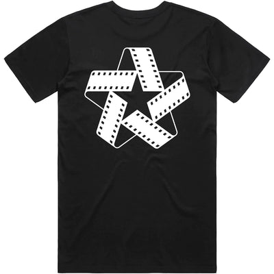 North Film Star T Shirt Black/White