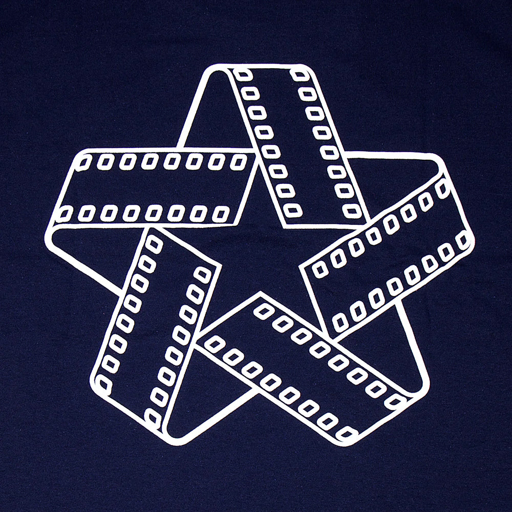 North Film Star T Shirt Navy/White