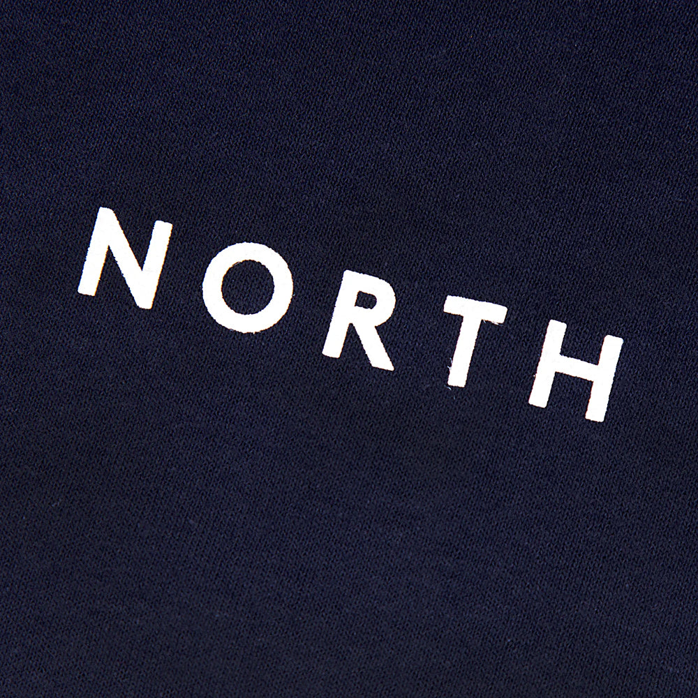 North Film Star T Shirt Navy/White