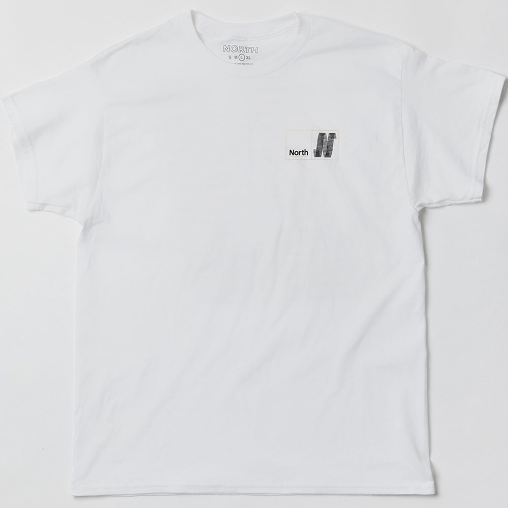 North N Logo T Shirt White/Black/Yellow