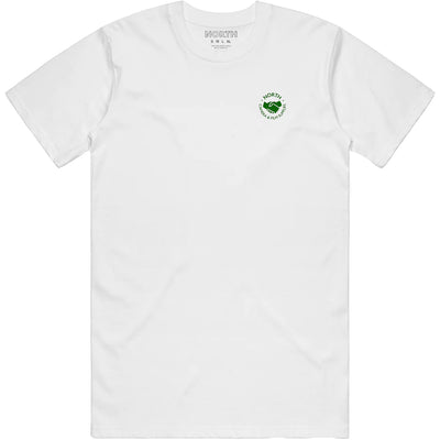 North Supplies Logo Embroidery T Shirt White/Green