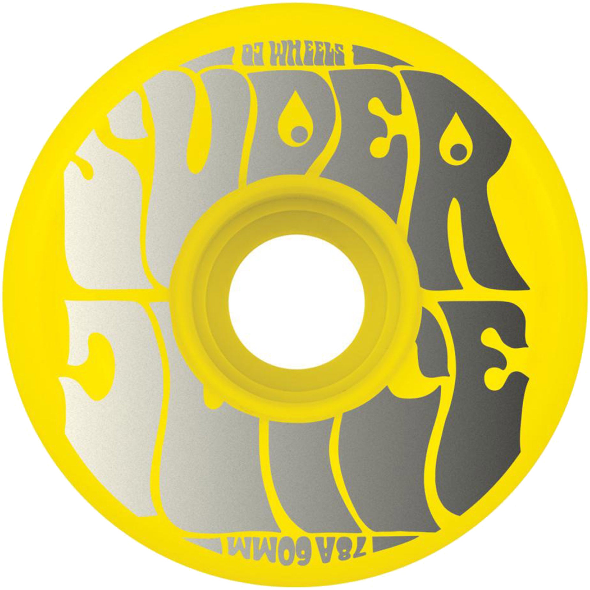 OJ Super Juice 78A Yellow Skateboard Wheels 60mm