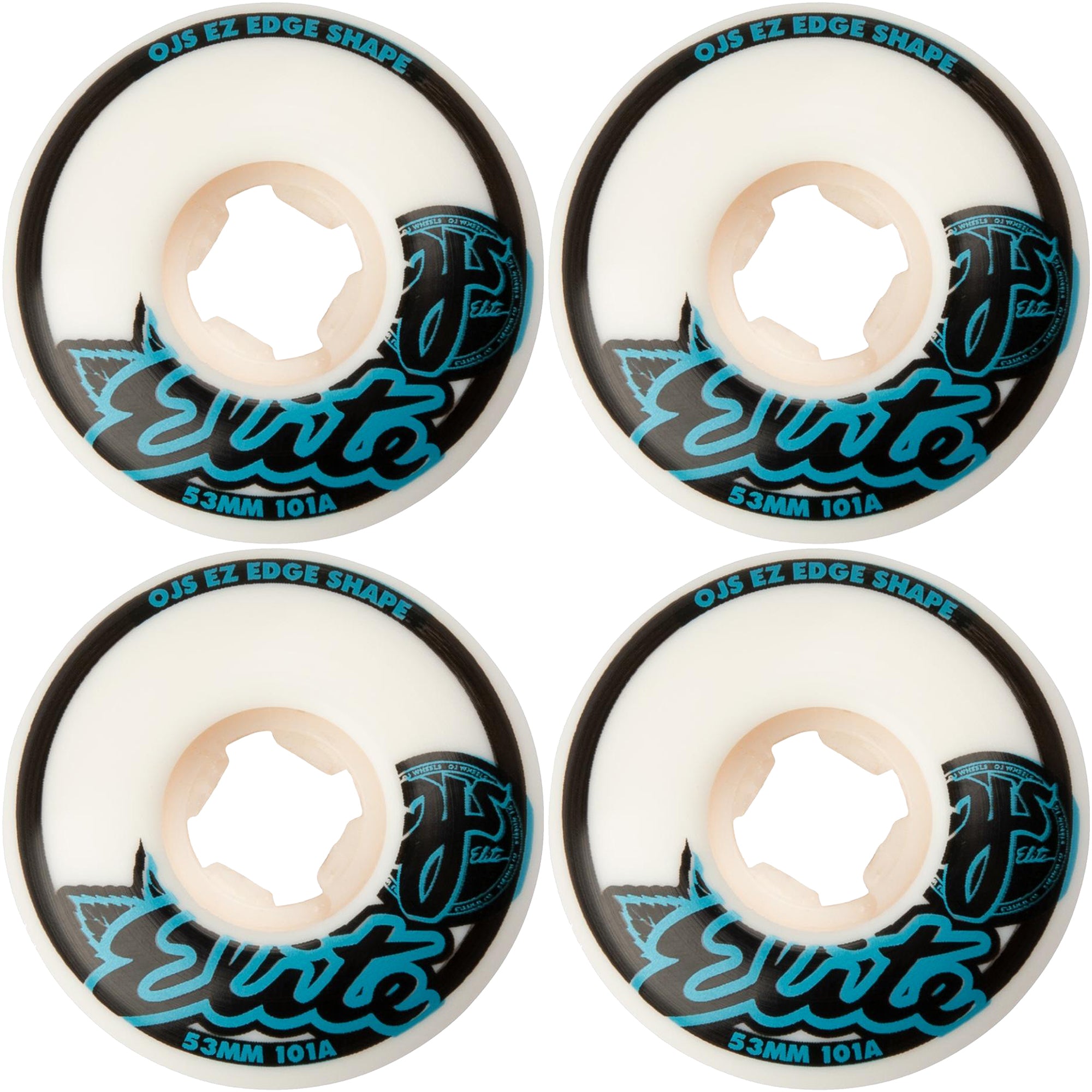 OJ Elite EZ Edge 101a Skateboard Wheels 53mm