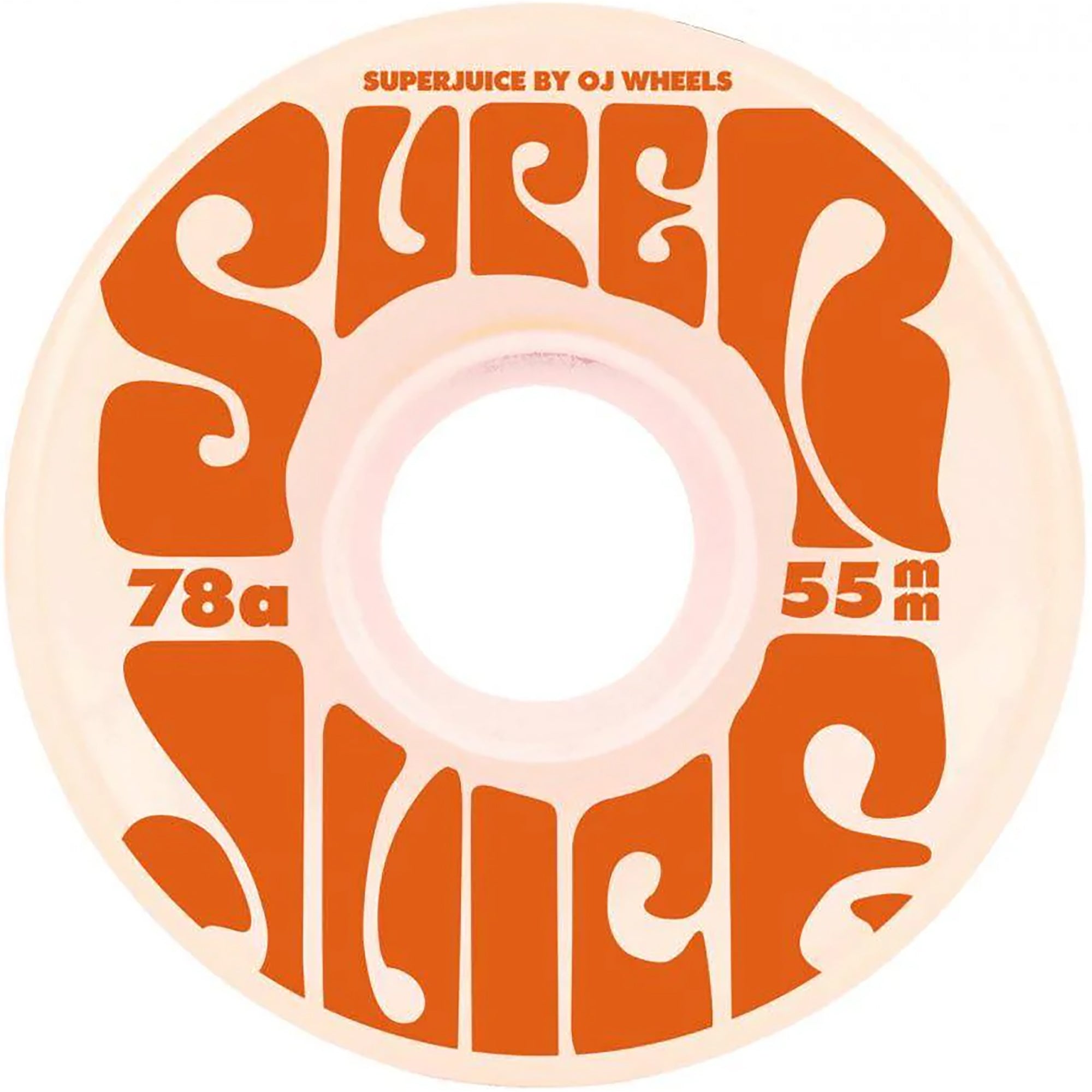OJ Mini Super Juice 78A White Skateboard Wheels 55mm