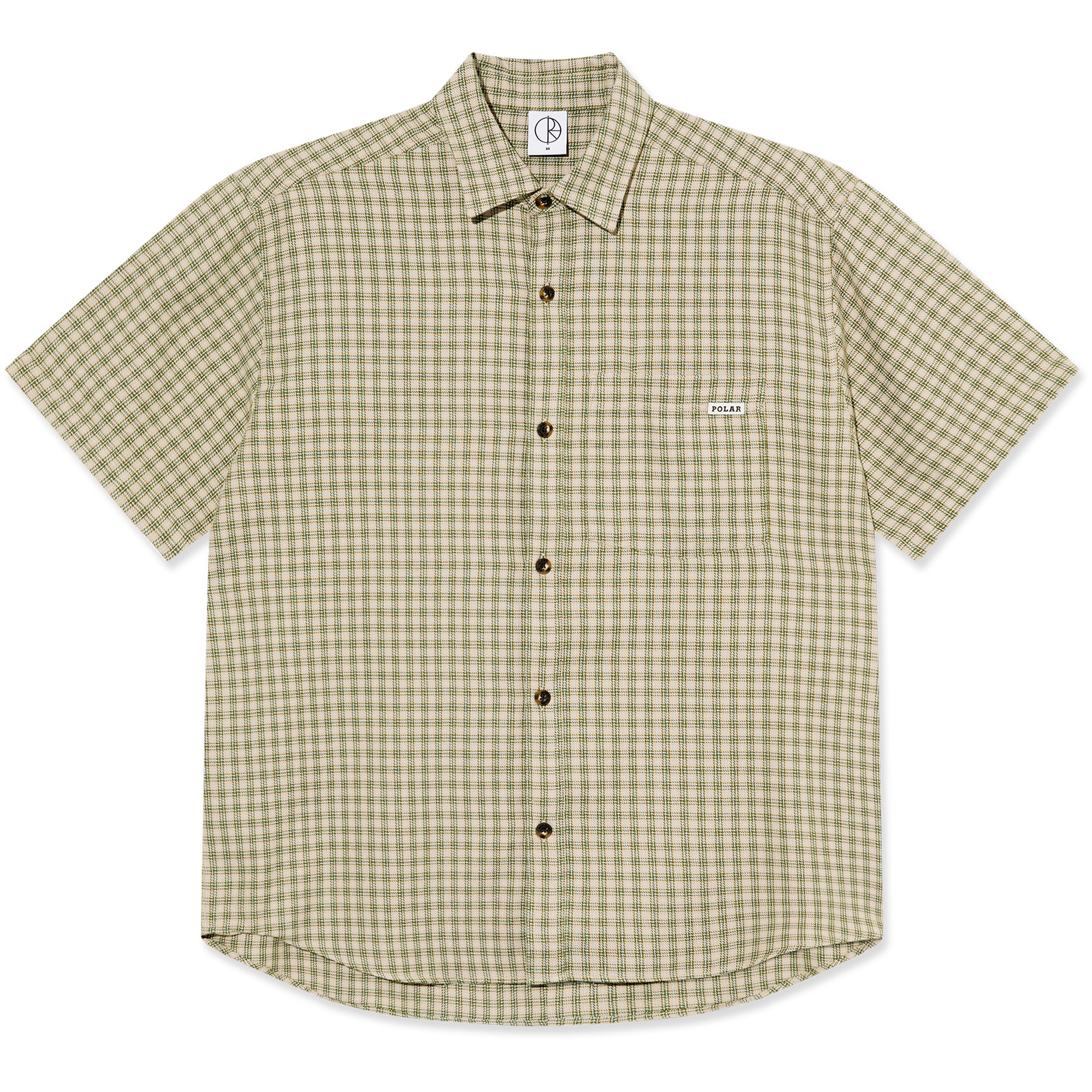 Polar Skate Co Mitchell Shirt Beige/Green