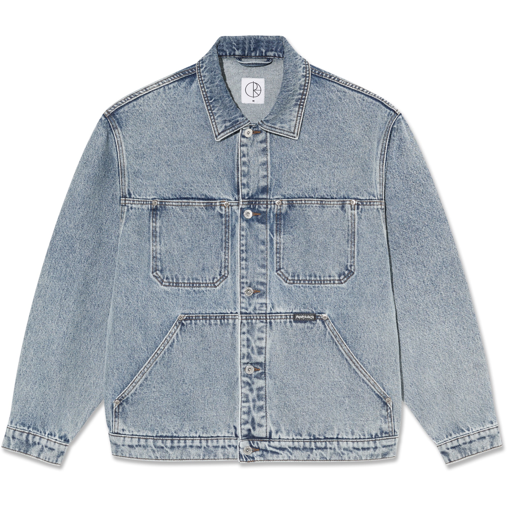 Polar Skate Co Patrik Jacket Heavy Washed Blue