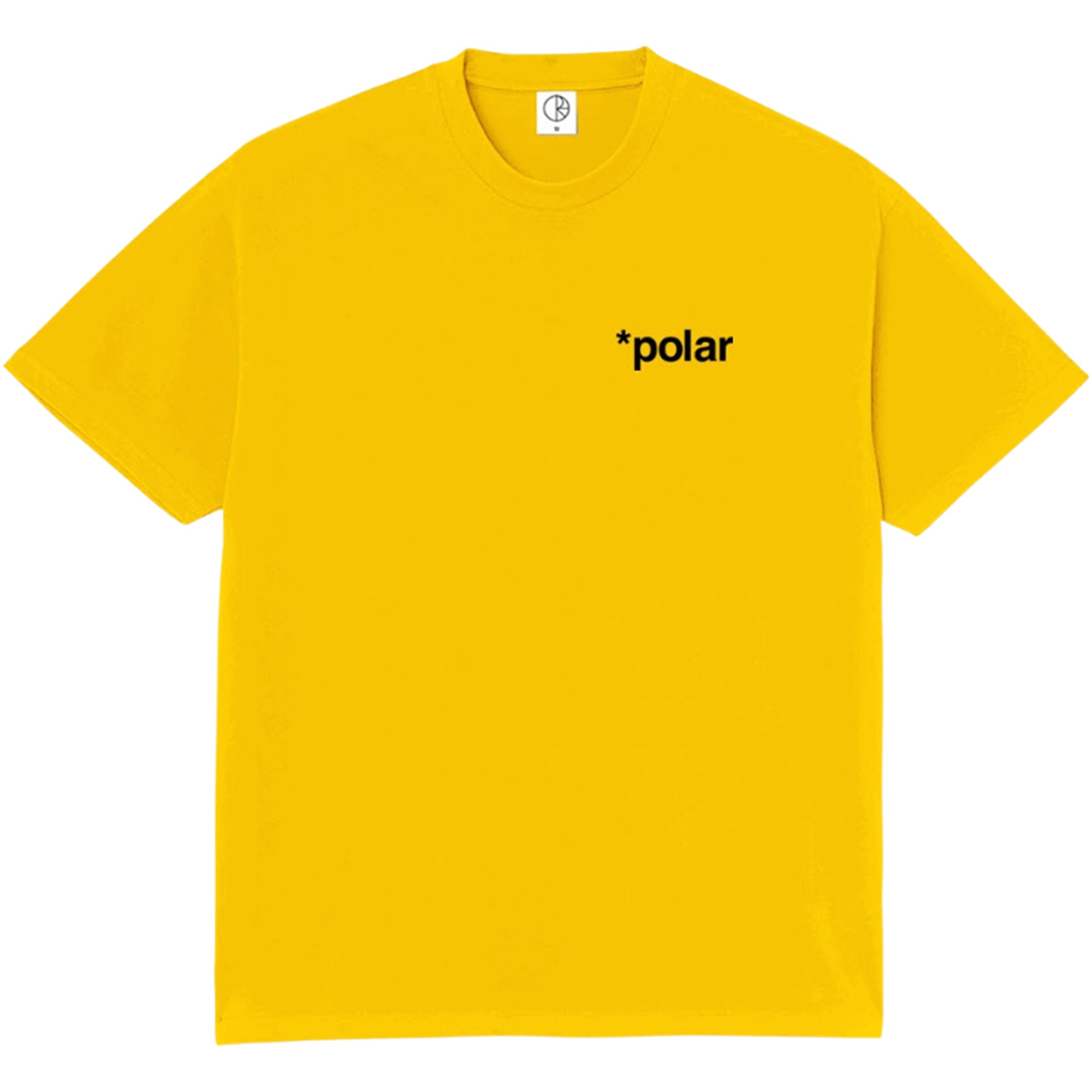 Polar Skate Co Useless Wooden Dog Tee Yellow