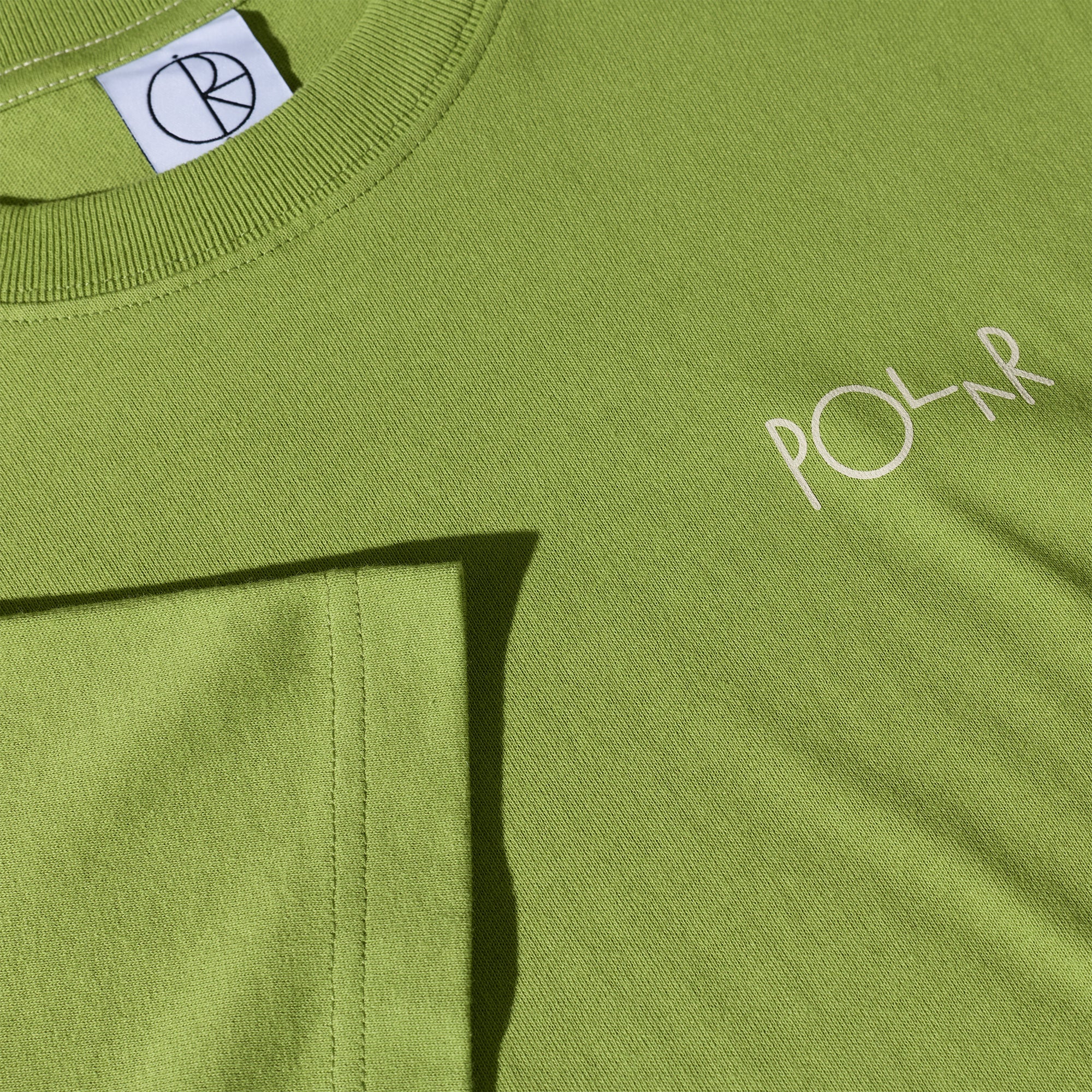 Polar Skate Co Stroke Logo Contrast Tee Peridot