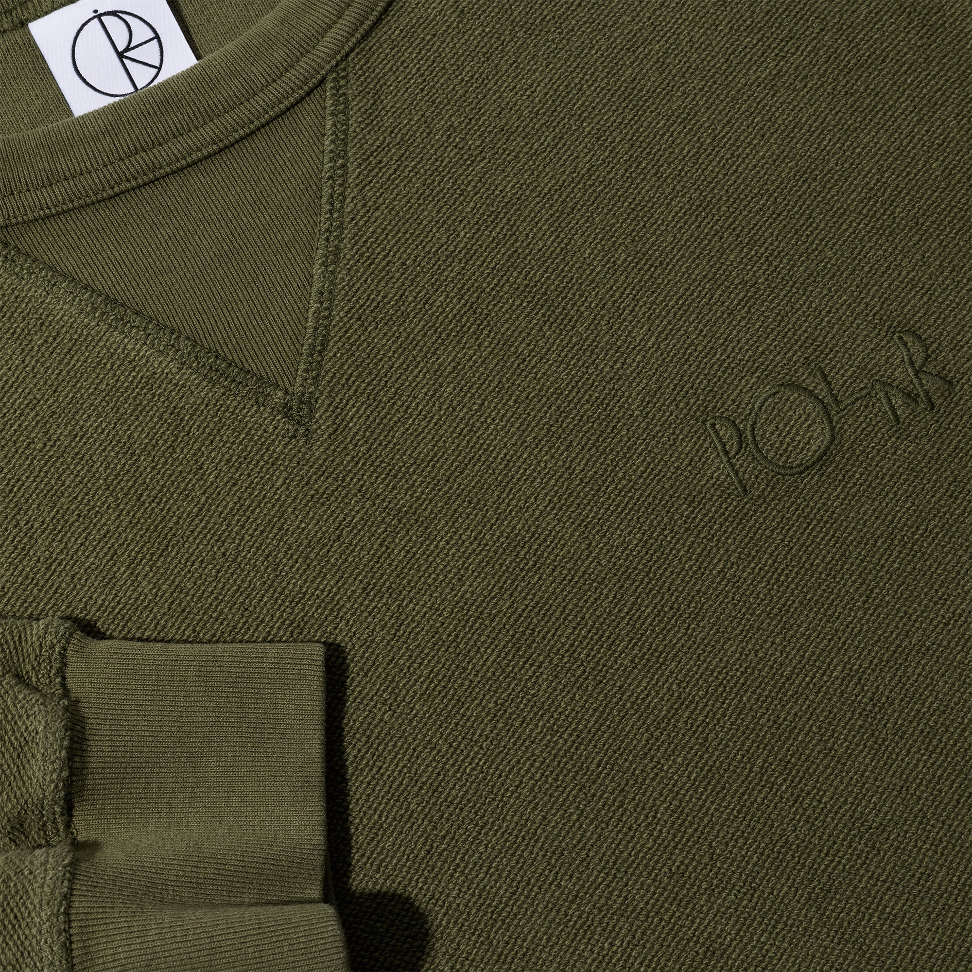 Polar Skate Co Reversed Sweater Army Green