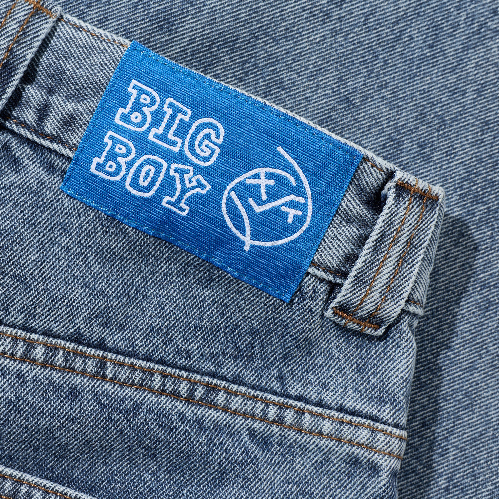 Polar Skate Co Big Boy Pants Heavy Washed Blue