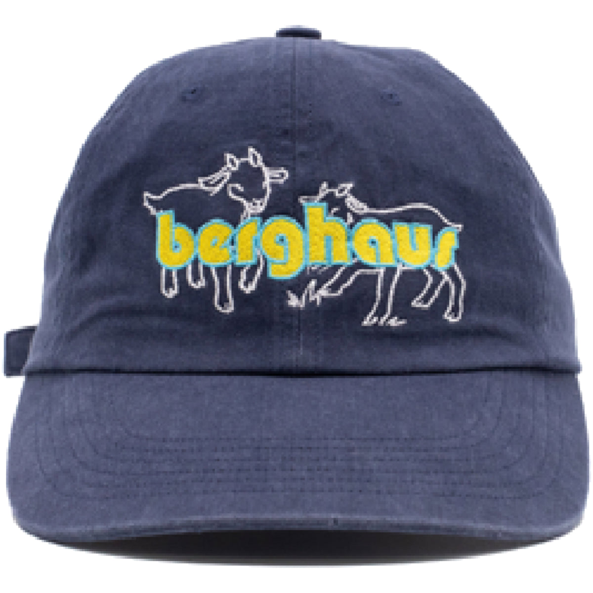 Berghaus x Pop Trading Company Berggoat Sixpanel Hat Navy