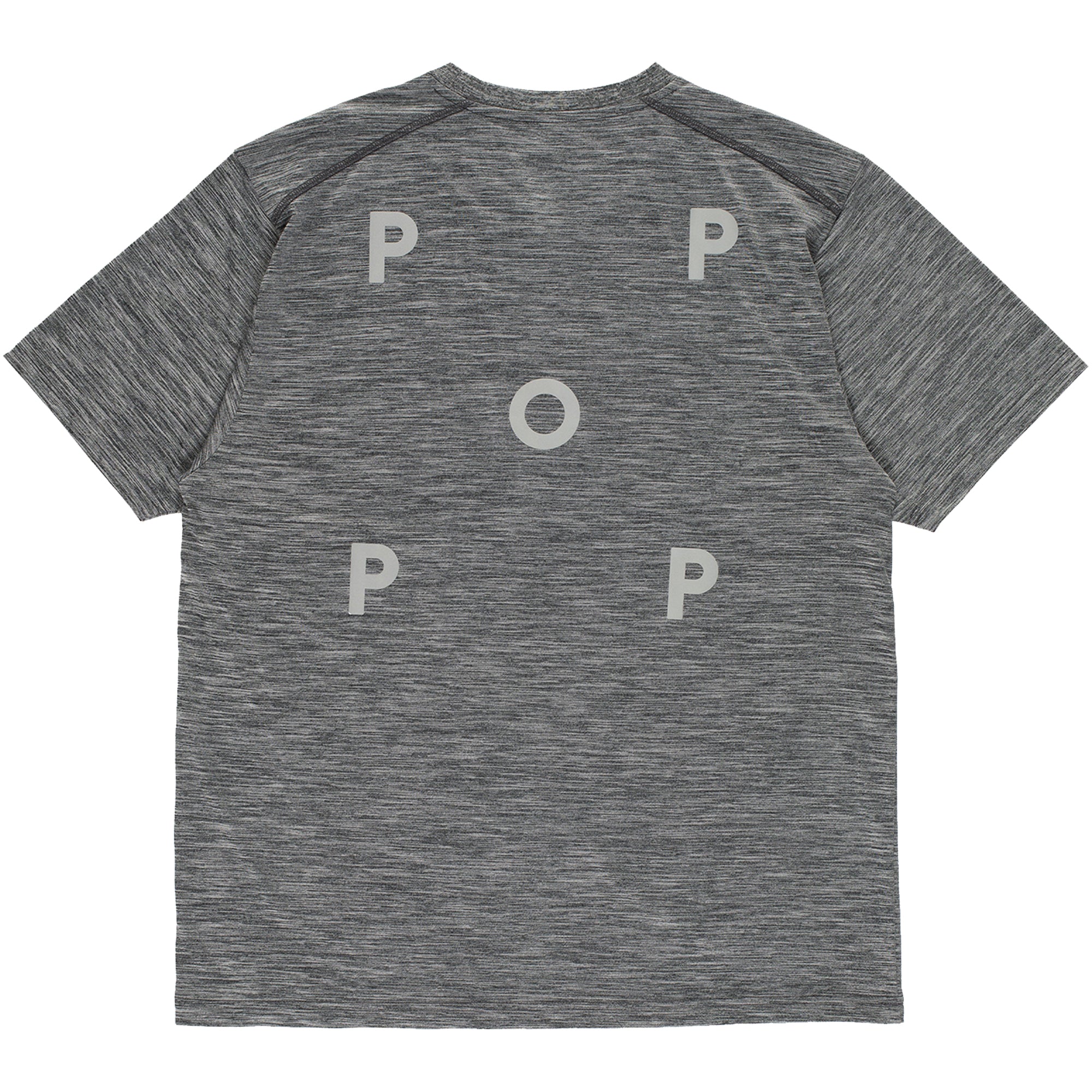 Pop Trading Company Scouse Sports T-shirt Heather Charcoal