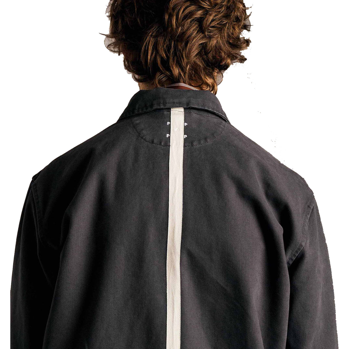 Pop Trading Company Beatie Overshirt Charcoal