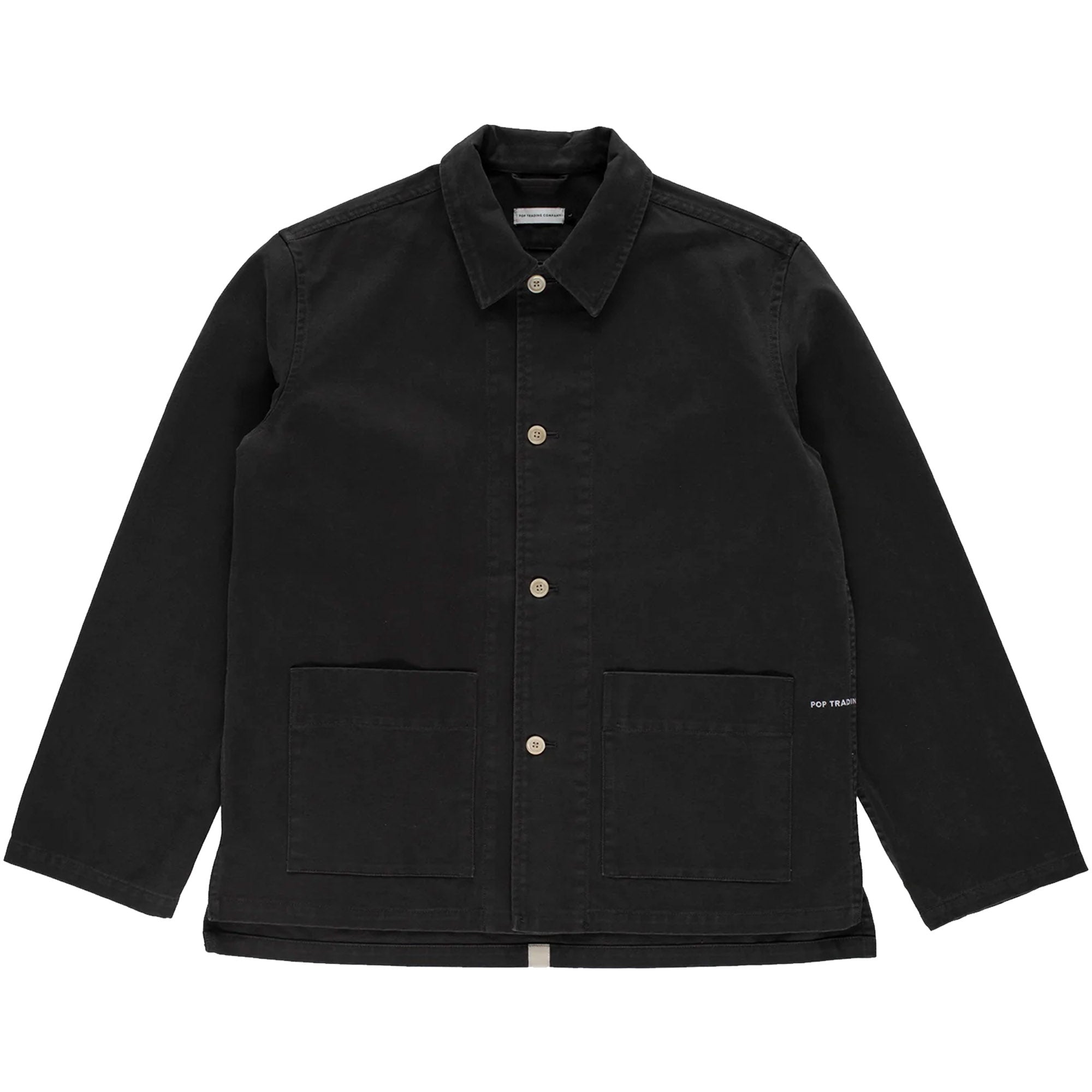 Pop Trading Company Beatie Overshirt Charcoal