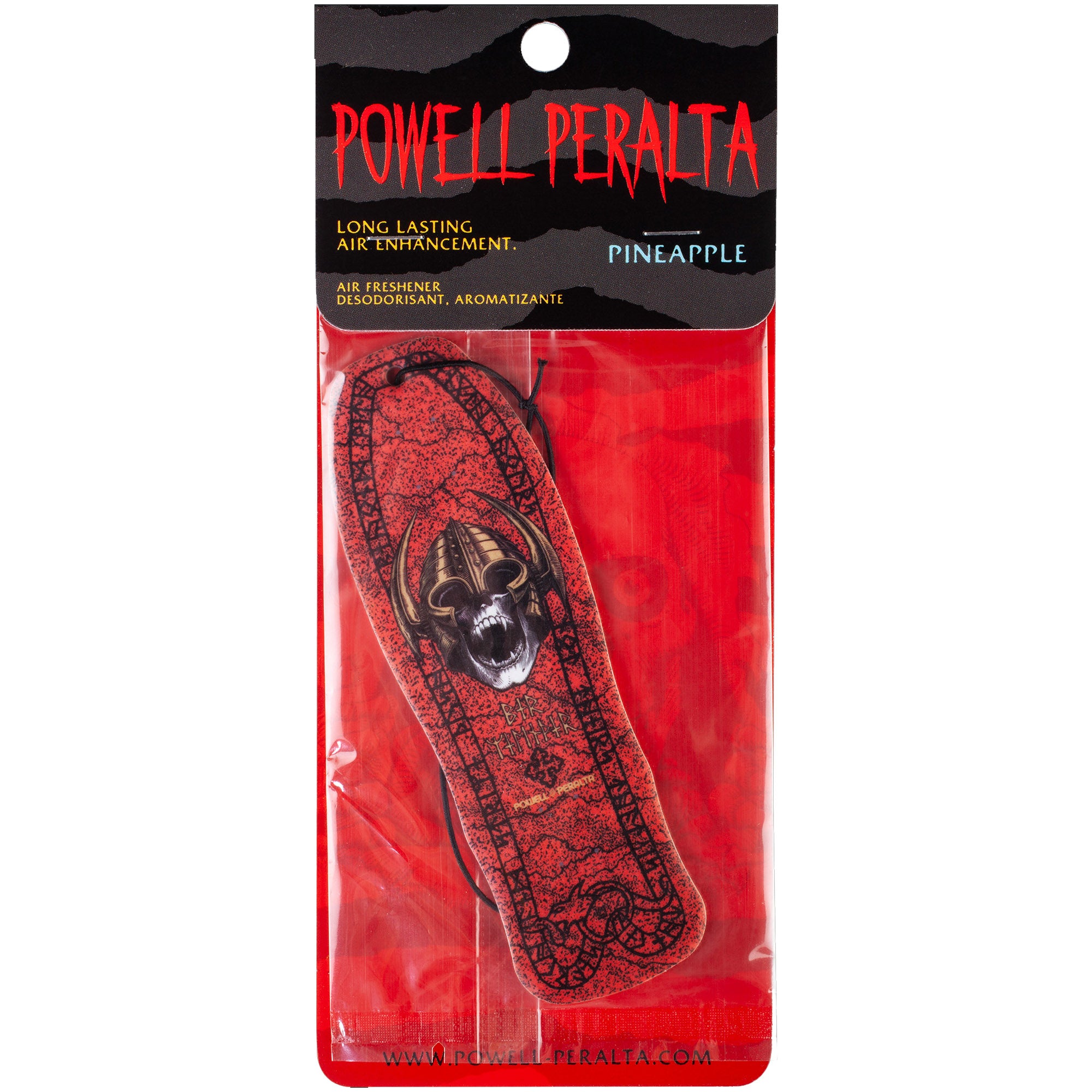 Powell Peralta Per Welinder Nordic Skull Red Air Freshener Pineapple Scent