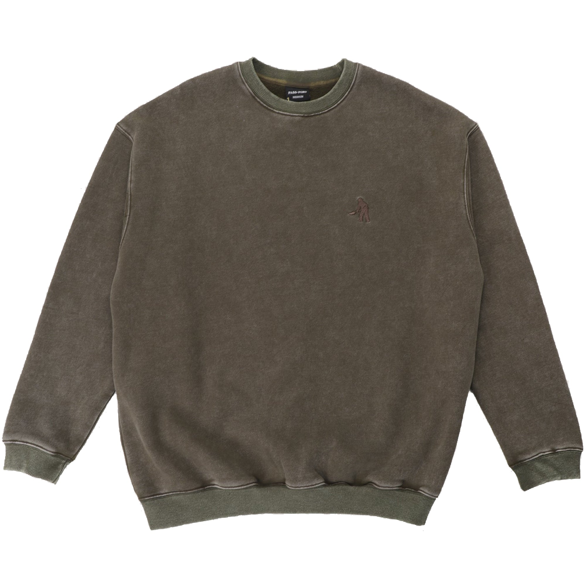 Pass~Port Solid Workers Sweater Washed Black