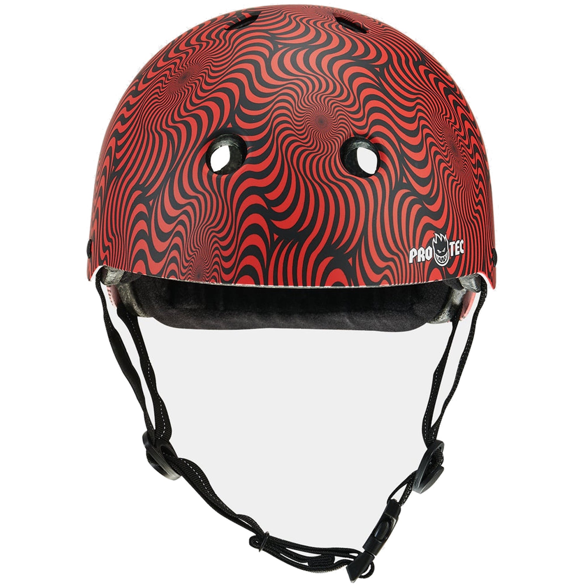 Pro-Tec x Spitfire Low Pro Swirl Helmet Red
