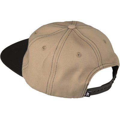 Pass~Port Corkscrew 5 Panel Cap Sand/Black
