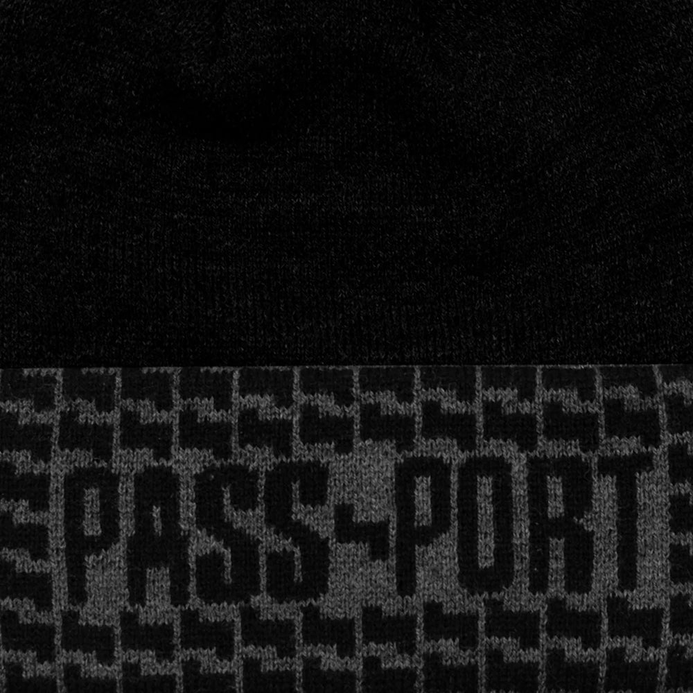 Pass~Port Drain Beanie Black/Steel