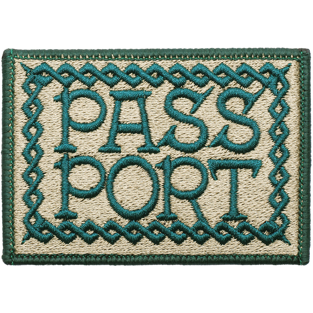 Pass~Port Invasive Logo Embroidered Patch