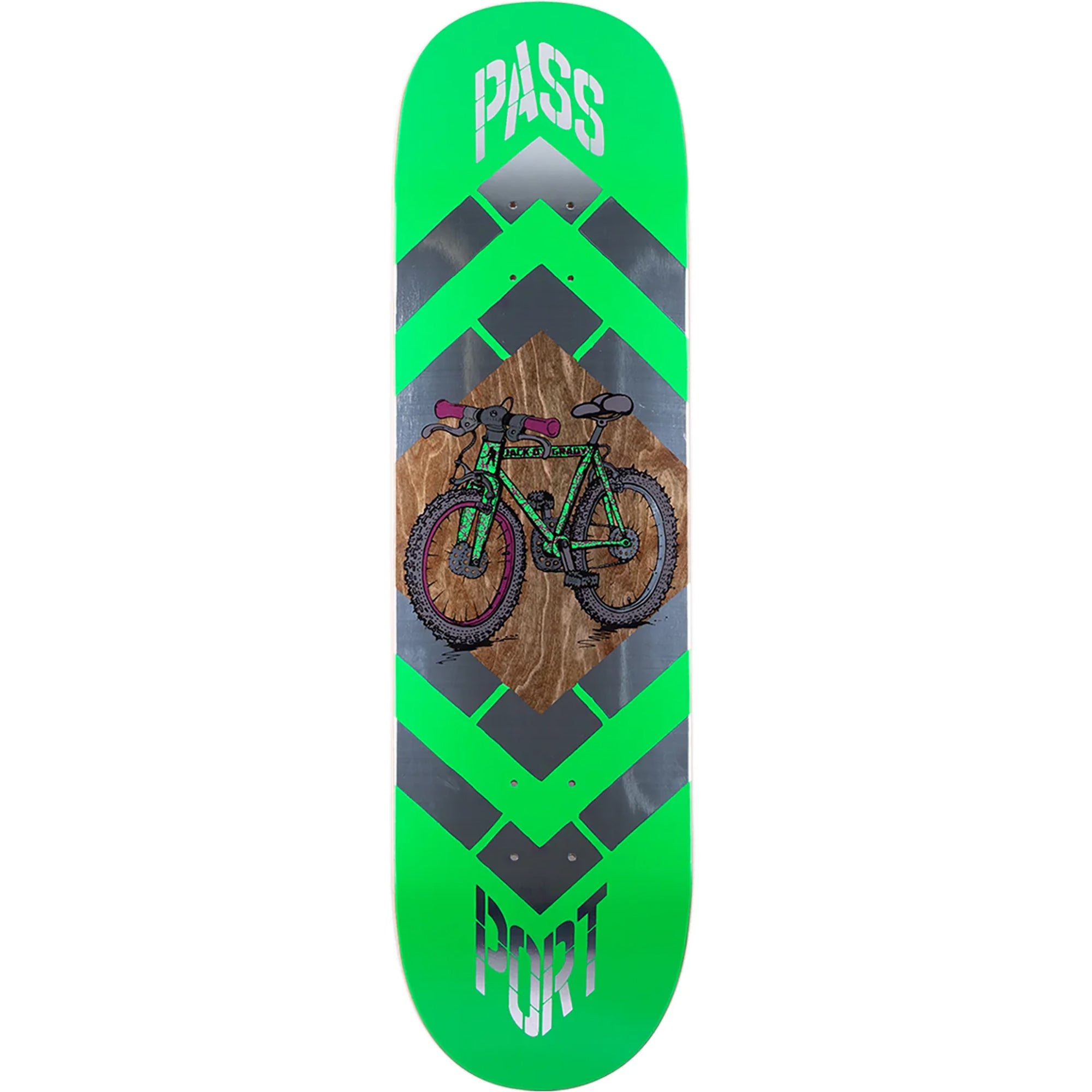 Pass~Port Jack O'Grady One Speed Skateboard Deck 8.25"