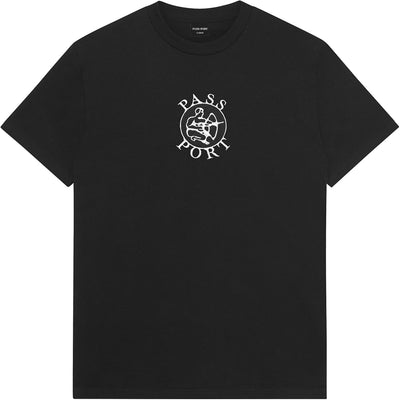 Pass~Port Potters Mark Embroidery Tee Black