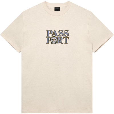 Pass~Port Rosa Embroidery Tee Natural