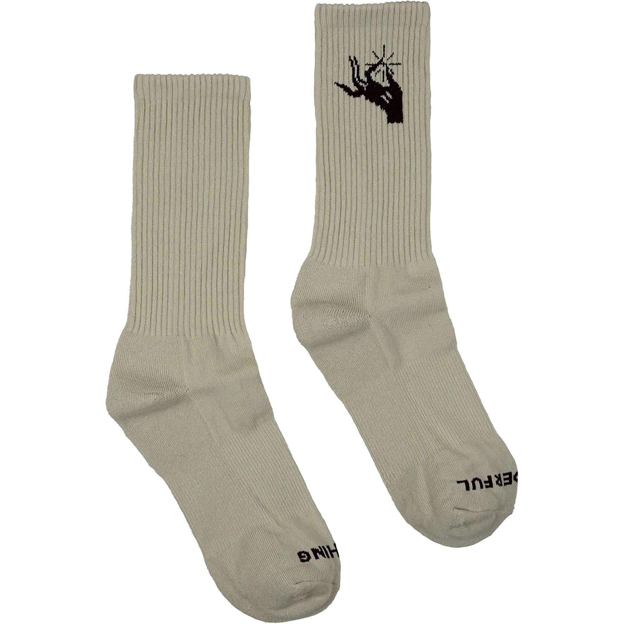 Pearl Something Wonderful Socks Taupe