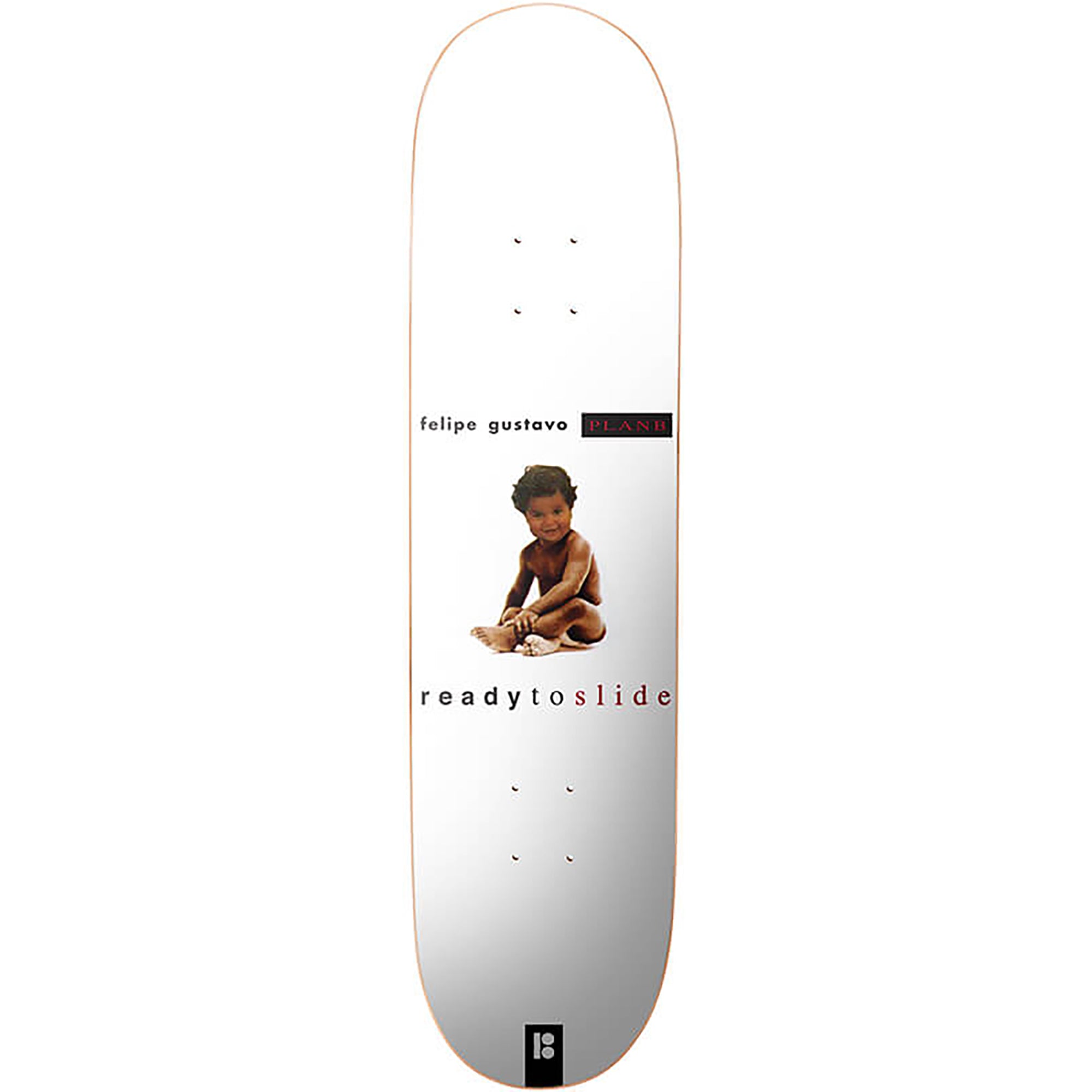 Plan B Felipe Gustavo Born To Slide Skateboard Deck 8"