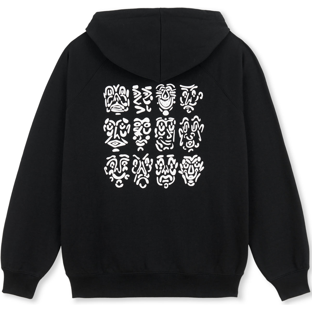 Polar Skate Co 12 Faces Default Zip Hoodie Black