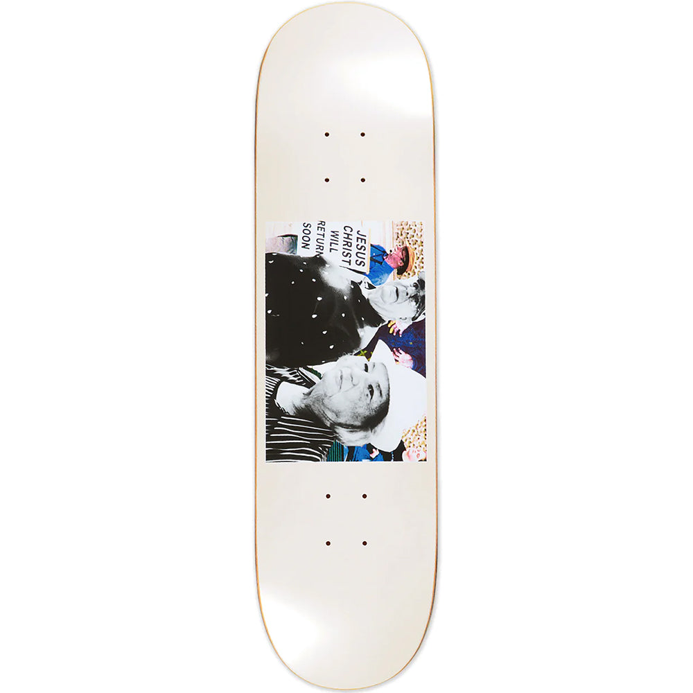 Polar Skate Co Aaron Herrington Return Soon Cream Skateboard Deck 8.25"