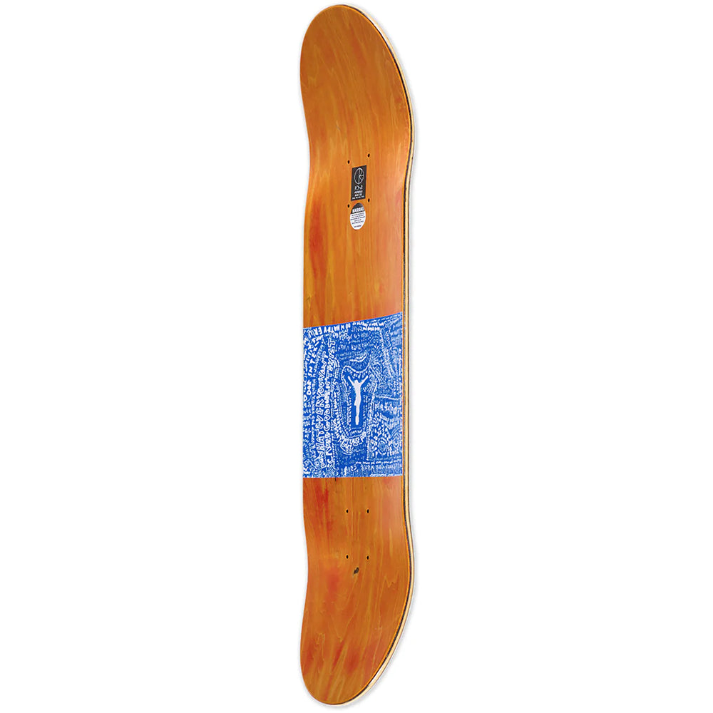Polar Skate Co Aaron Herrington Return Soon Black Skateboard Deck 8.625"