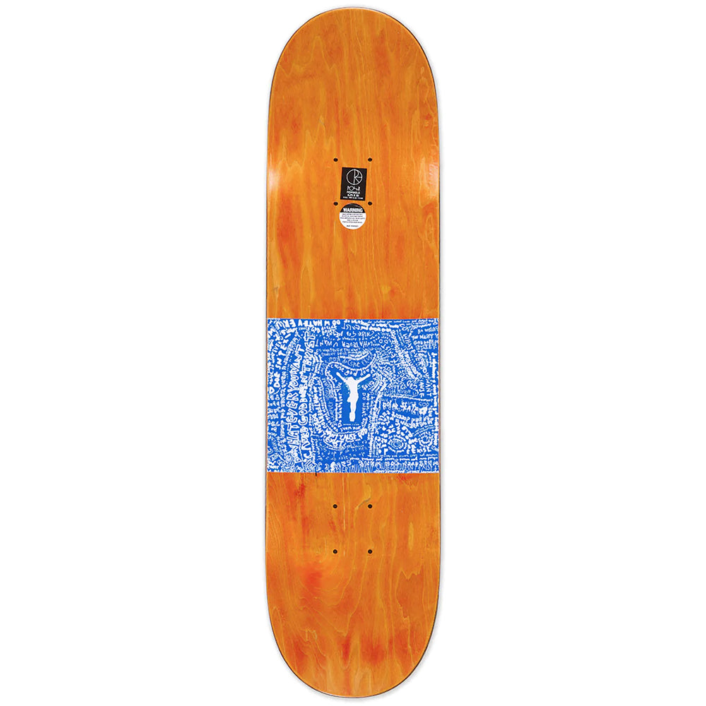 Polar Skate Co Aaron Herrington Return Soon Black Skateboard Deck 8.625"