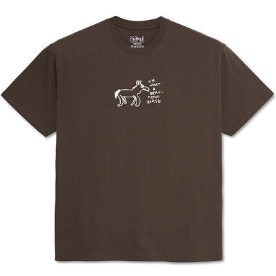 Polar Skate Co Beautiful Horses Tee Chocolate